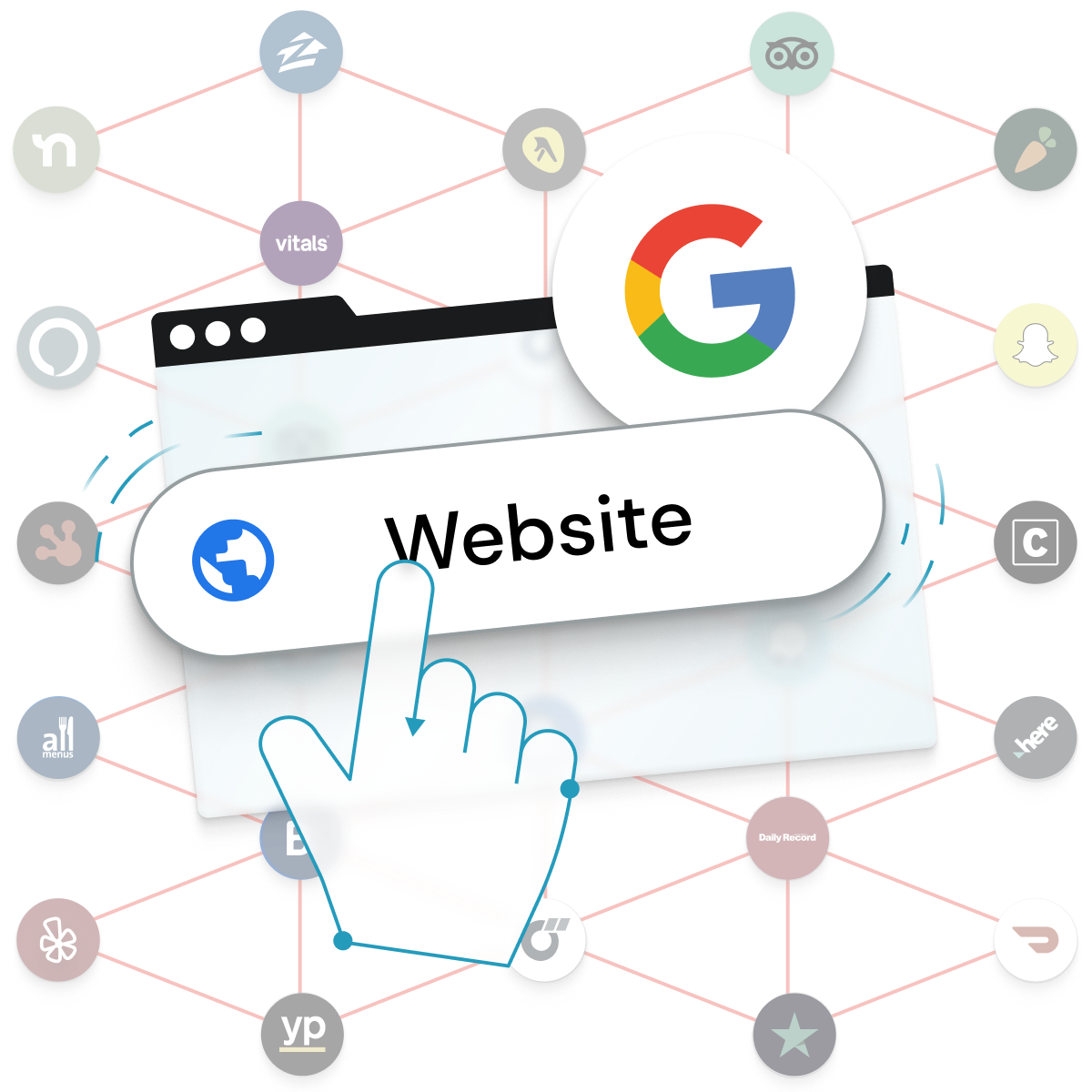 clicking in a browser window